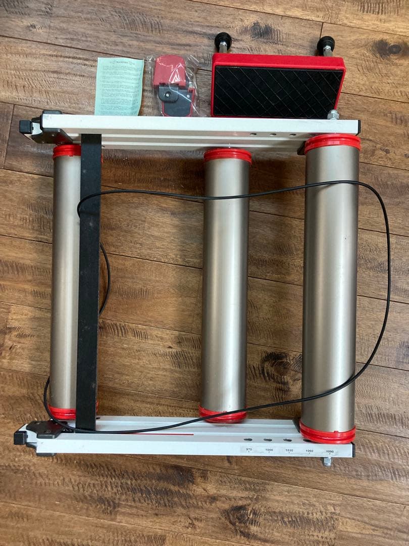 MINOURA MOZローラー台 折りたたみ式 ホワイト・レッド