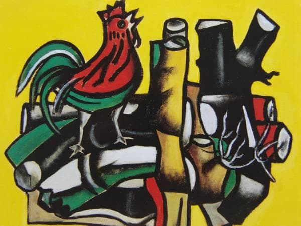 フェルナン・レジェ、UN COQ ROUGE SUR DES BUCHES