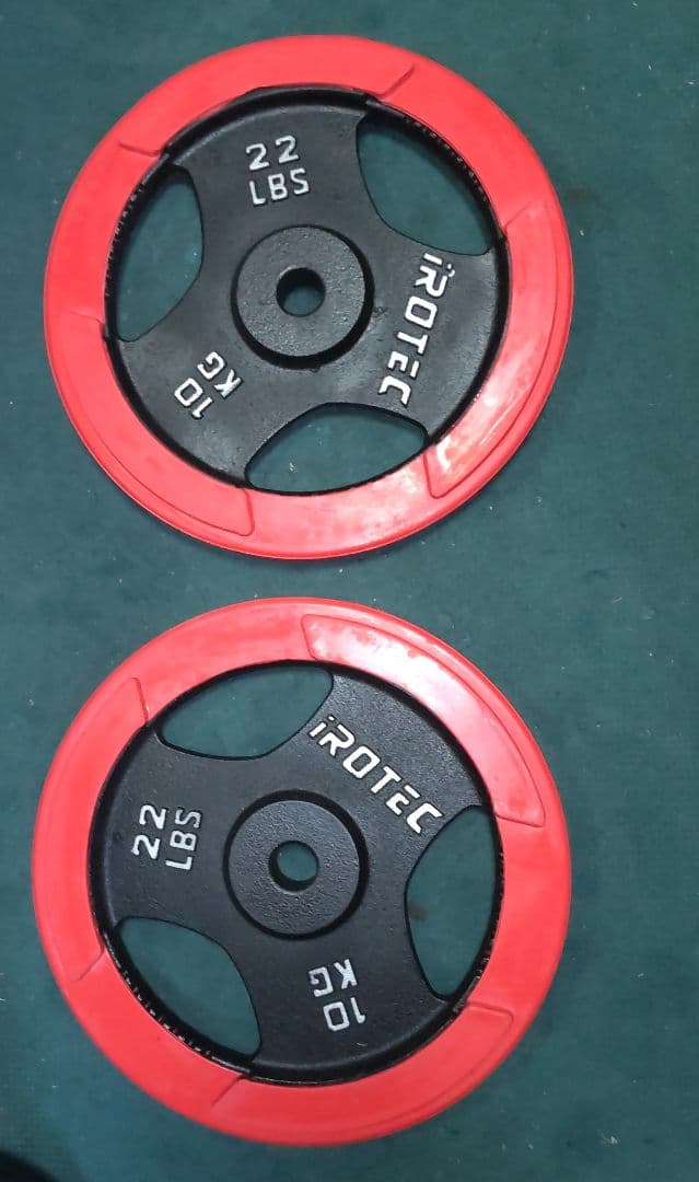 美品 アイロテック 10kgプレート2枚