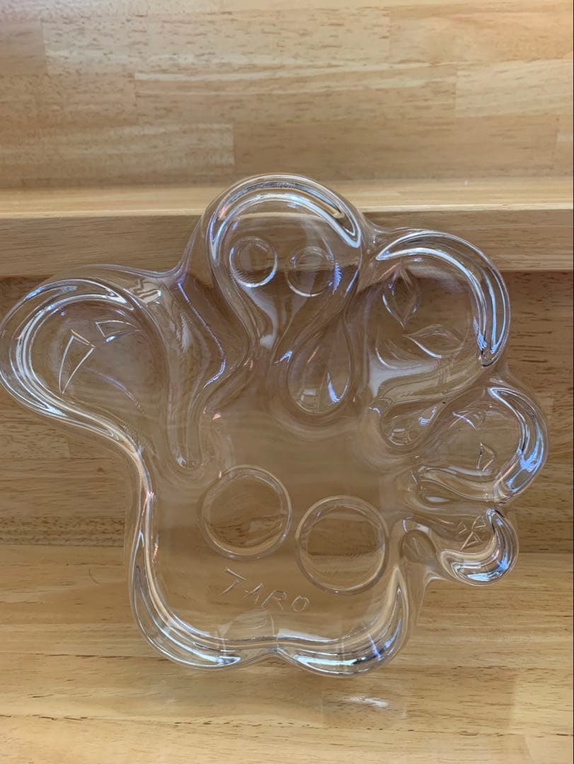 岡本太郎　水差し男爵　アイスペール　ガラス　皿