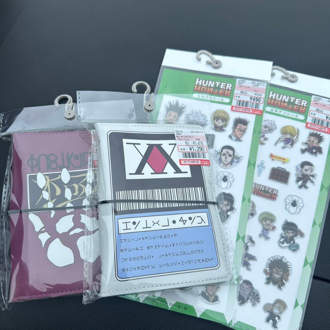ハンターハンター▪️シール帳&ステッカー4点セット
