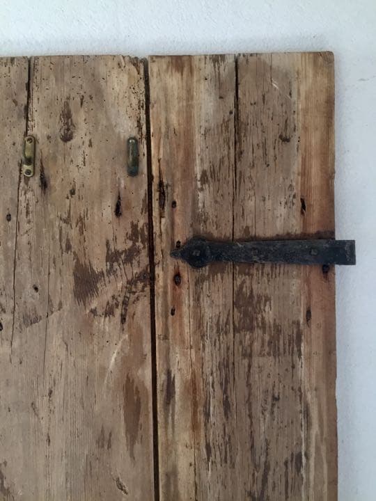 アンティーク ドア 金具付き