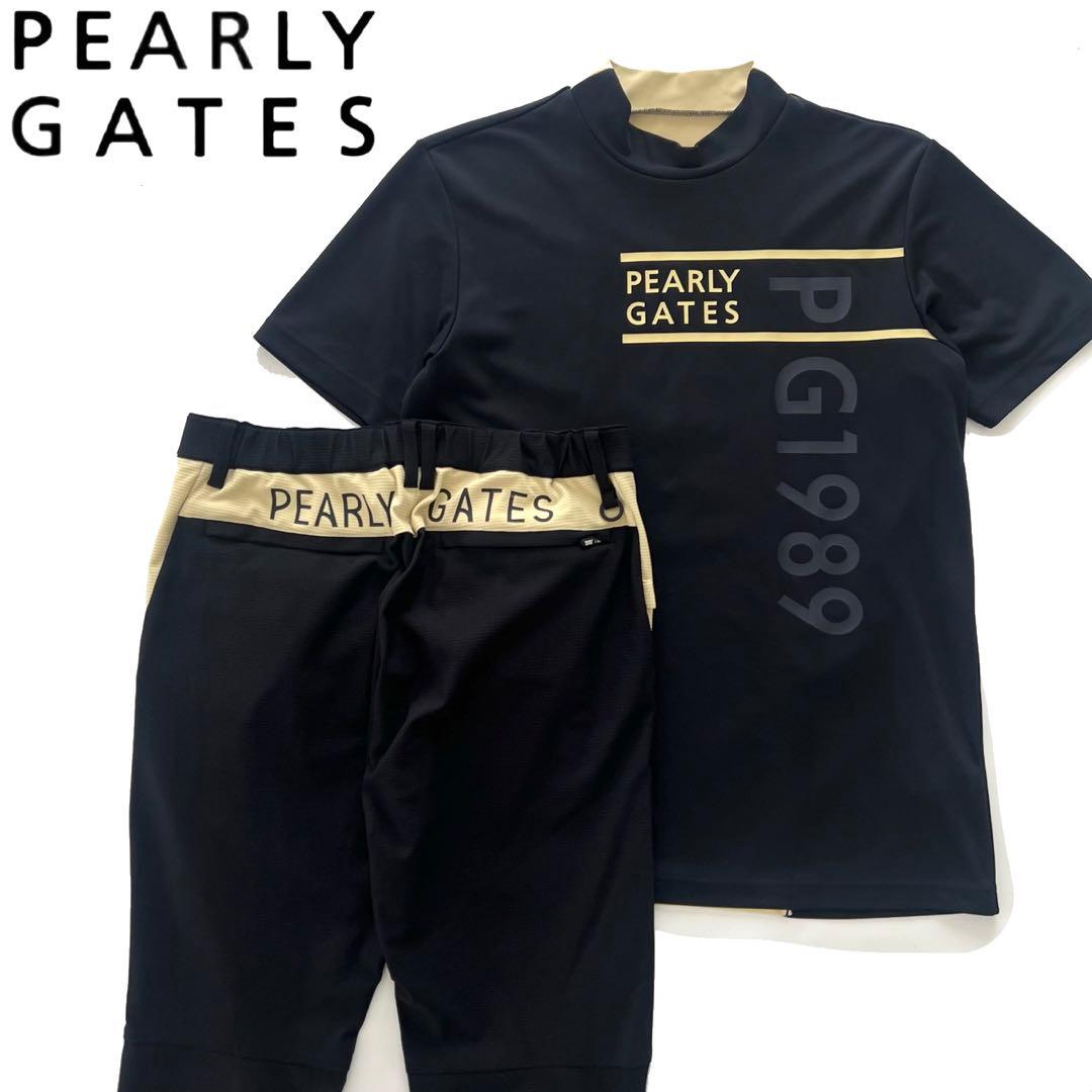 Pearly gates パーリーゲイツ　セットアップ　ダンボールニット　メンズ