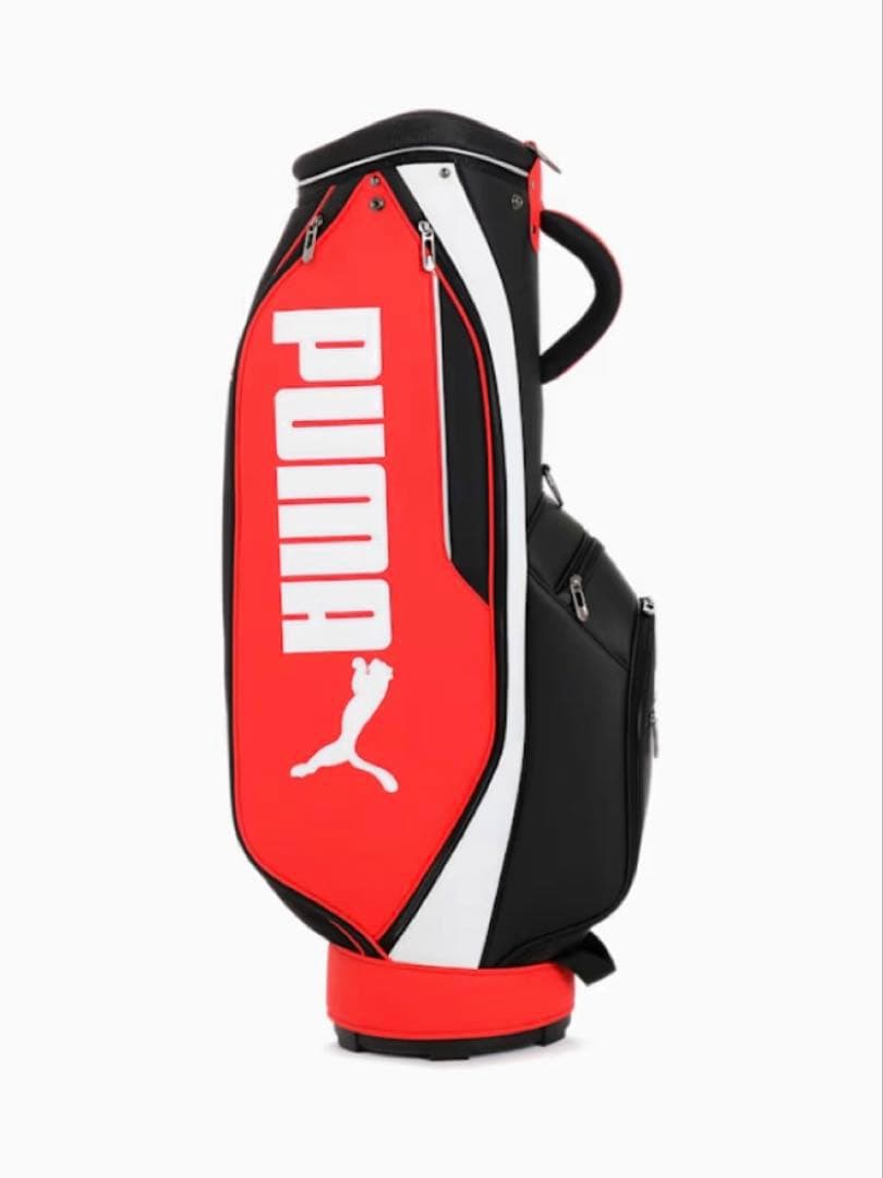 新品未使用　PUMA（プーマ）キャディバッグ　軽量　オレンジ/黒/白