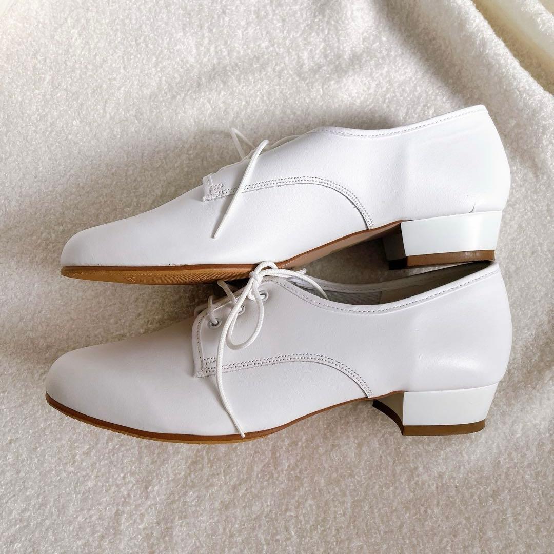 CATWORTH フラット ローファー レースアップ 白 カットワース 24