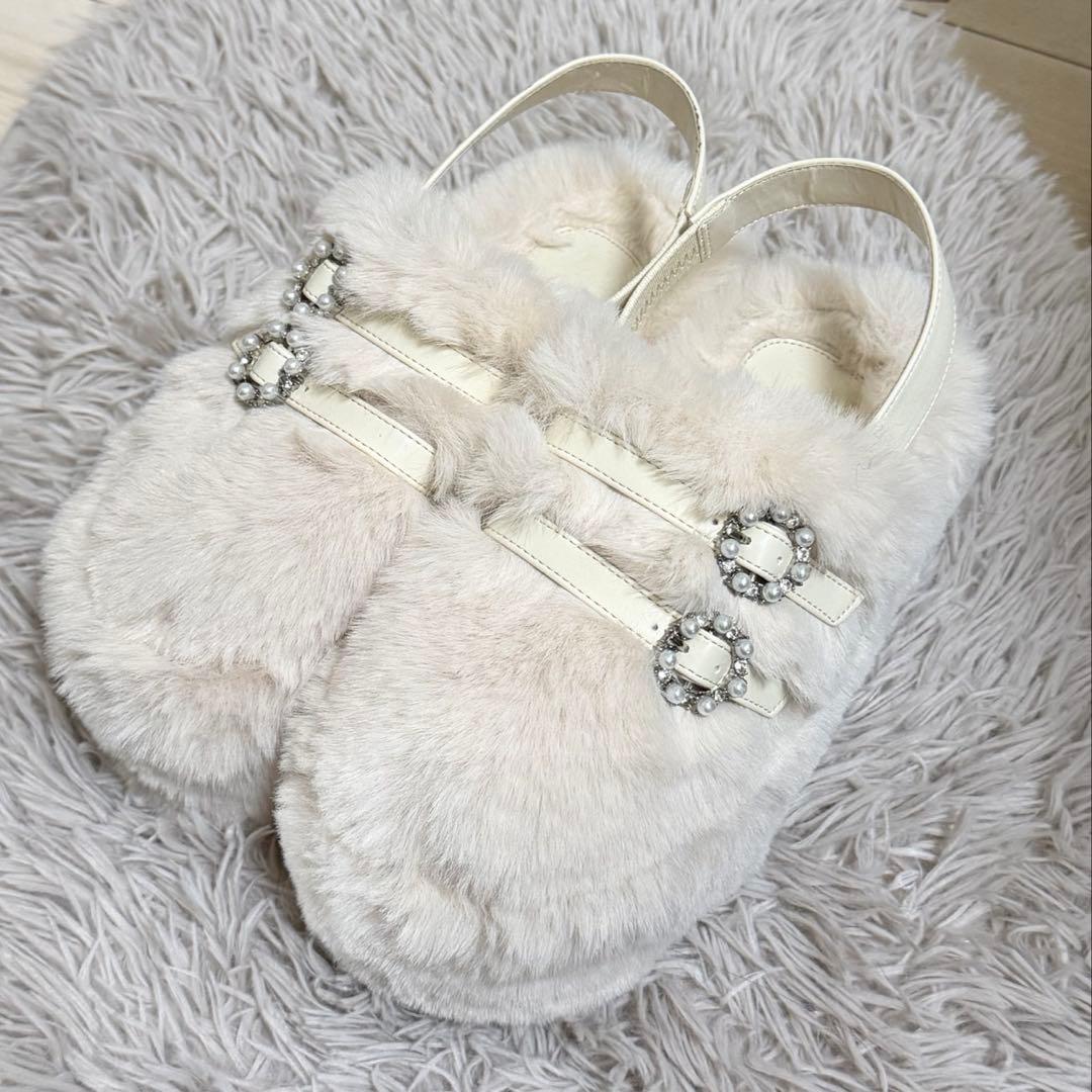 ミシェルマカロン ミシェマカ 厚底ファーミュール