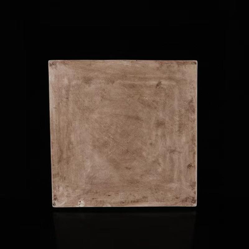 中国古美術✦大明宣徳紋 鏤空 青花 龍鳳呈祥紋 方形 茶盤✦置物・文房具・陶芸