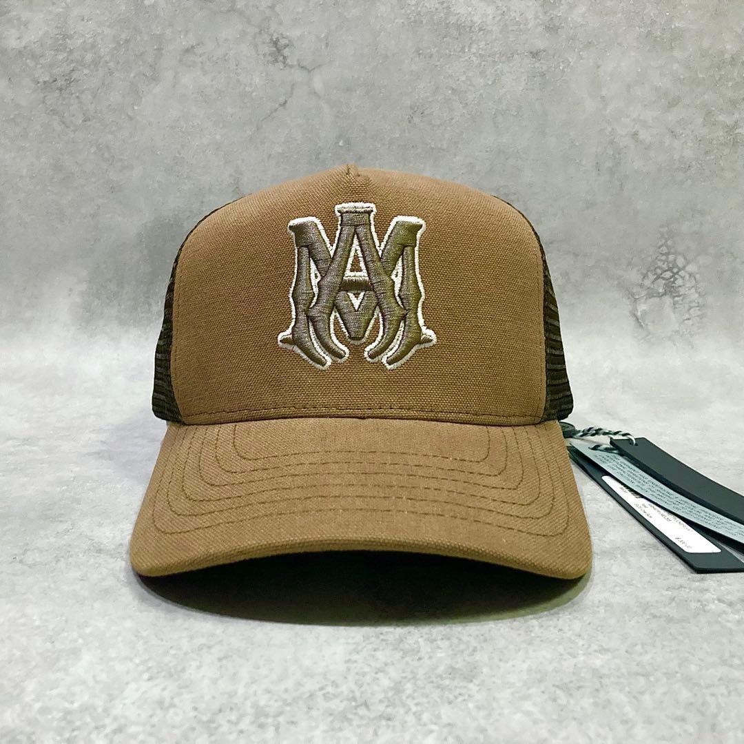 新品正規品 AMIRI MA OUTLINE TRUCKER HAT キャップ
