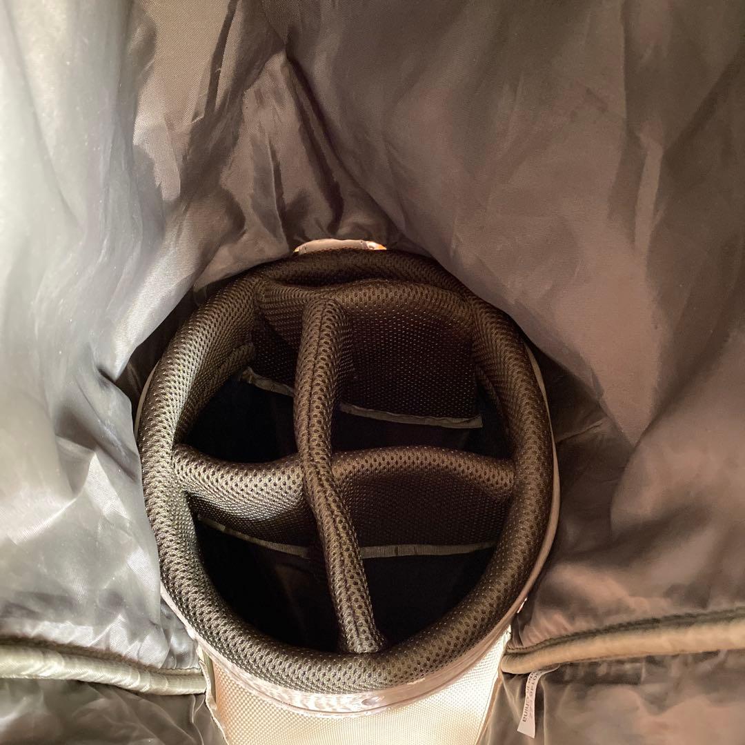 良品NIKI GOLF キャディバッグ ベージュポーチ付きレディース　メンズ