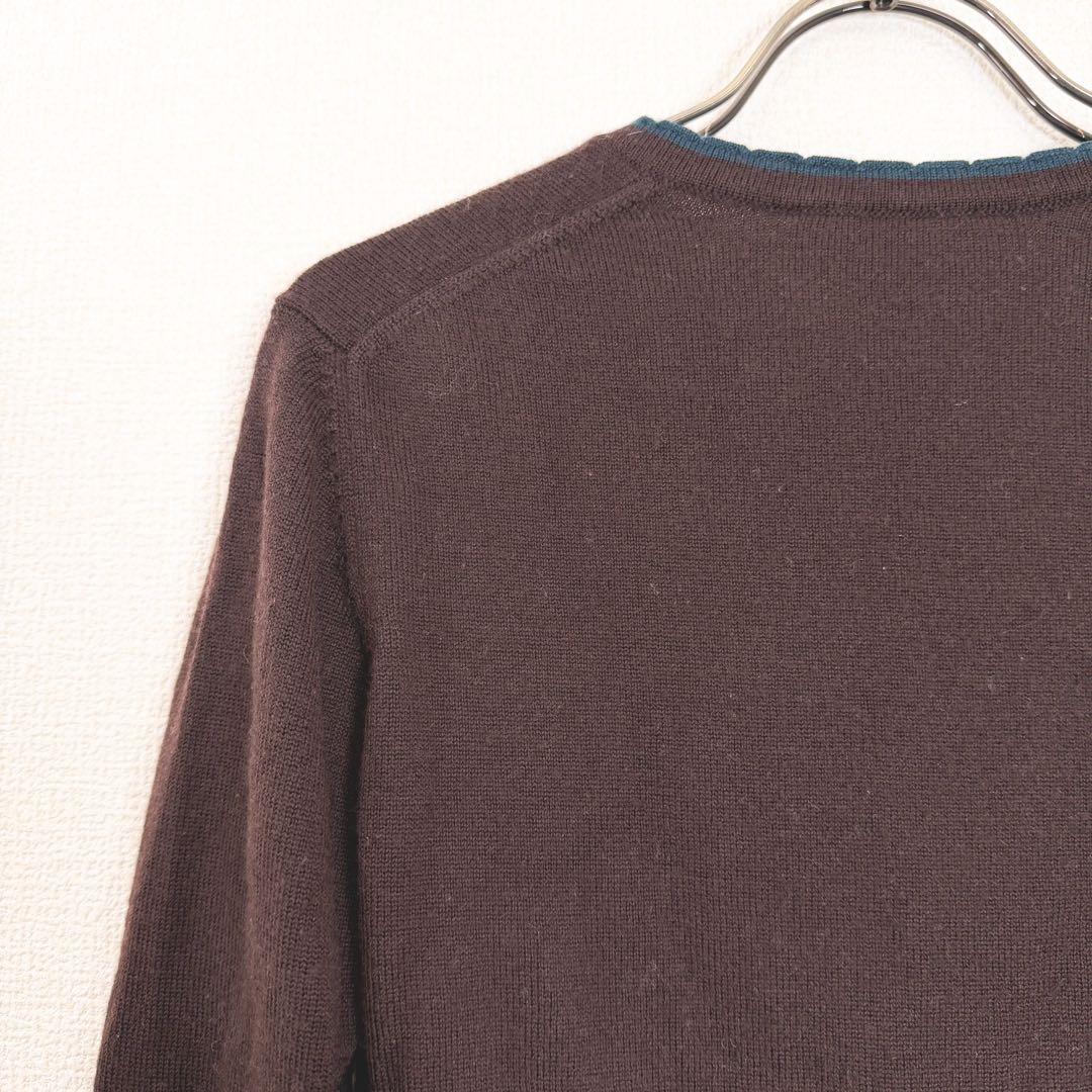 ヴィヴィアンウエストウッド　カーディガン　総オーブボタン　バイカラー