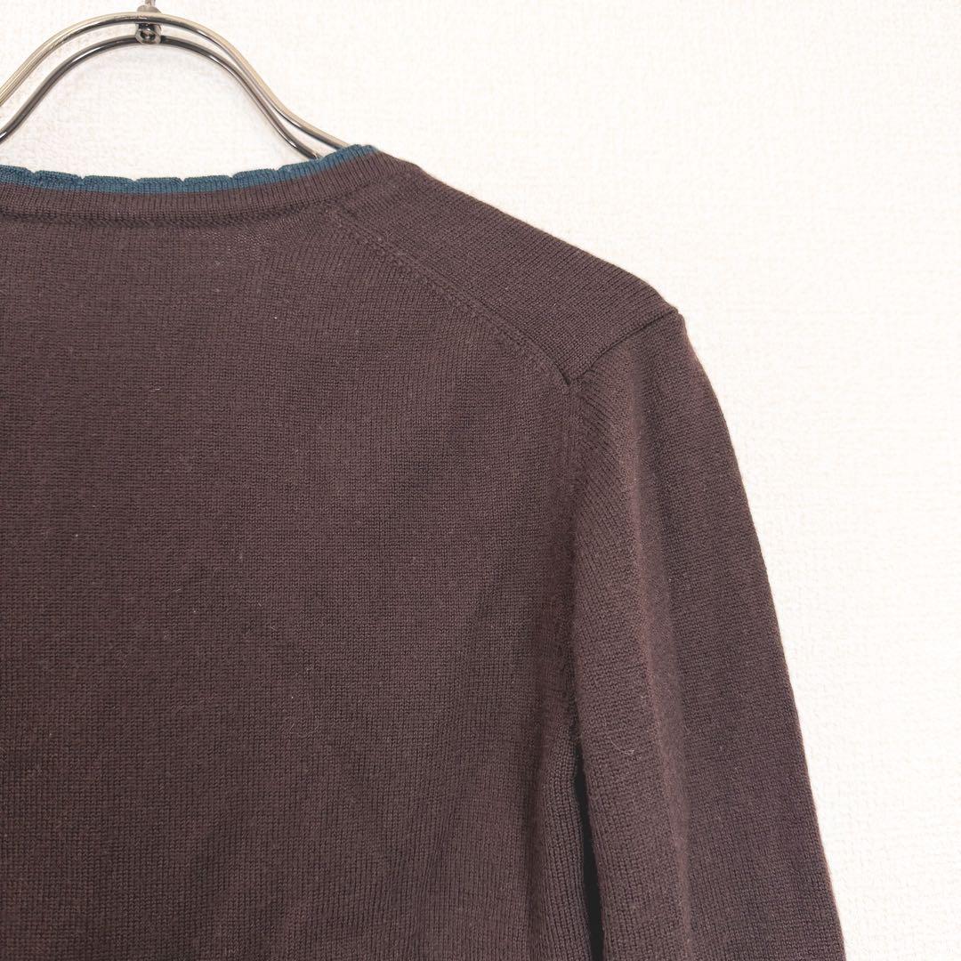 ヴィヴィアンウエストウッド　カーディガン　総オーブボタン　バイカラー