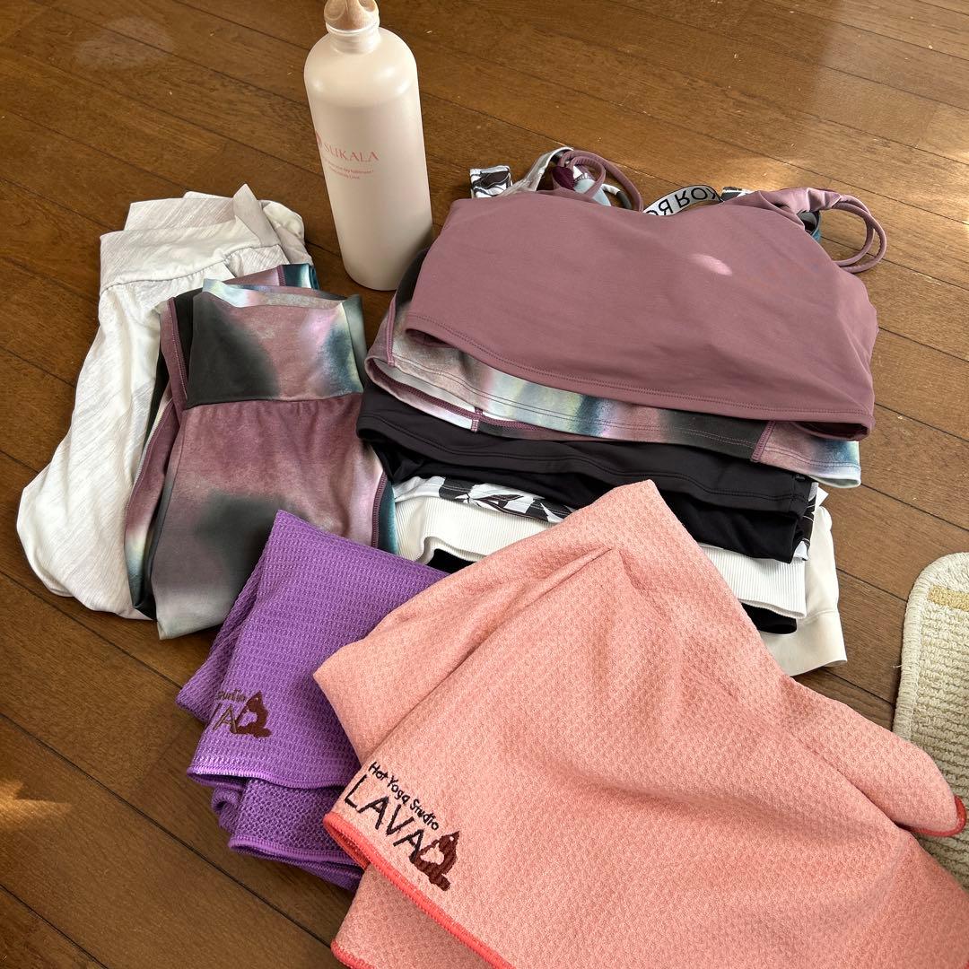 スカーラ　ヨガ　スポーツ　ラバ　セット　美品　ロキシー