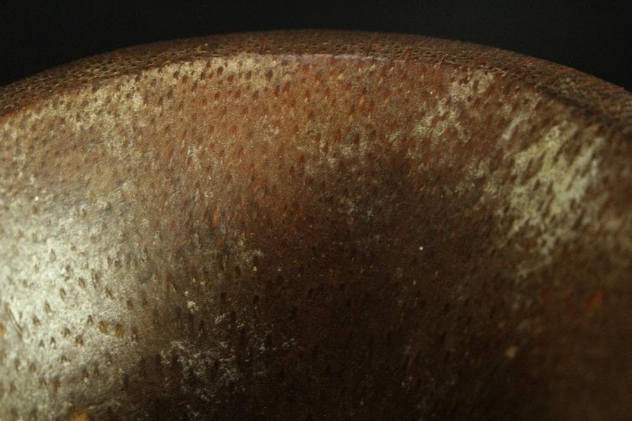 中国美術 竹根 刻 蓮花 碗 洗 13cmx9cm 文房四宝(K-LC561)