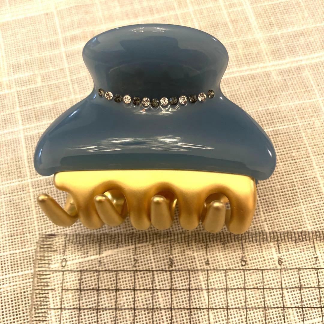 アレクサンドルズアリ(ALEXANDRE ZOUARI) ブルー　ヘアクリップ