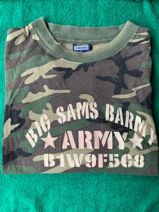 1958年FACup優勝を示すボルトン・ワンダラーズTシャツ　いわれは商品説明に