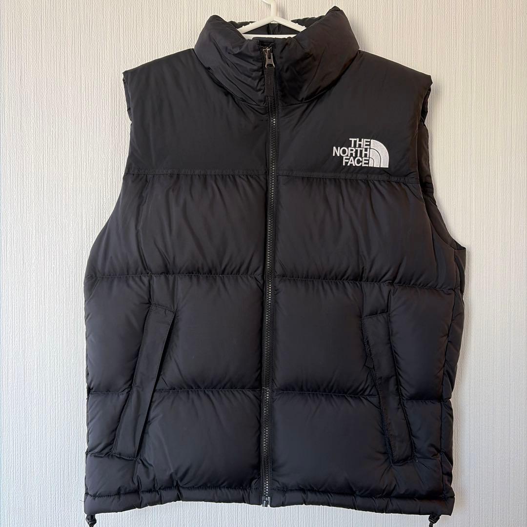 ノースフェイス　ヌプシダウンベスト　ブラック　S