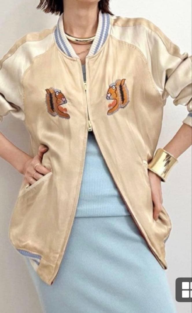 L'Appartement シュタンバウム リバーシブル スカジャン