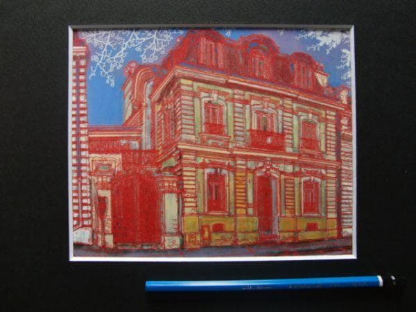 赤木 曠児郎 【ゴンクール兄弟】 希少画集画、状態良好、新品高級額装付