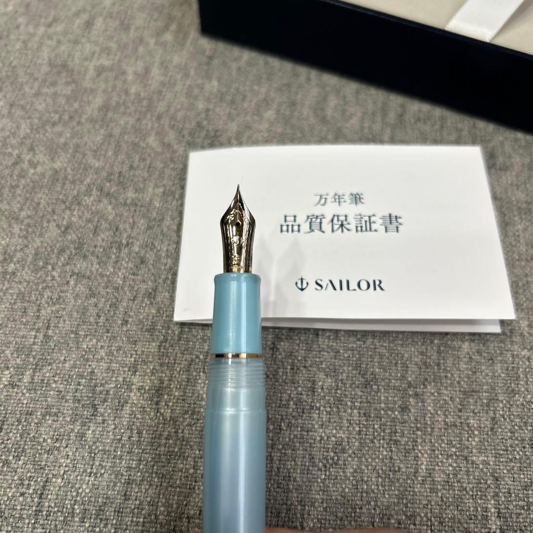 セーラー 万年筆 四季織 EF 14K 春空