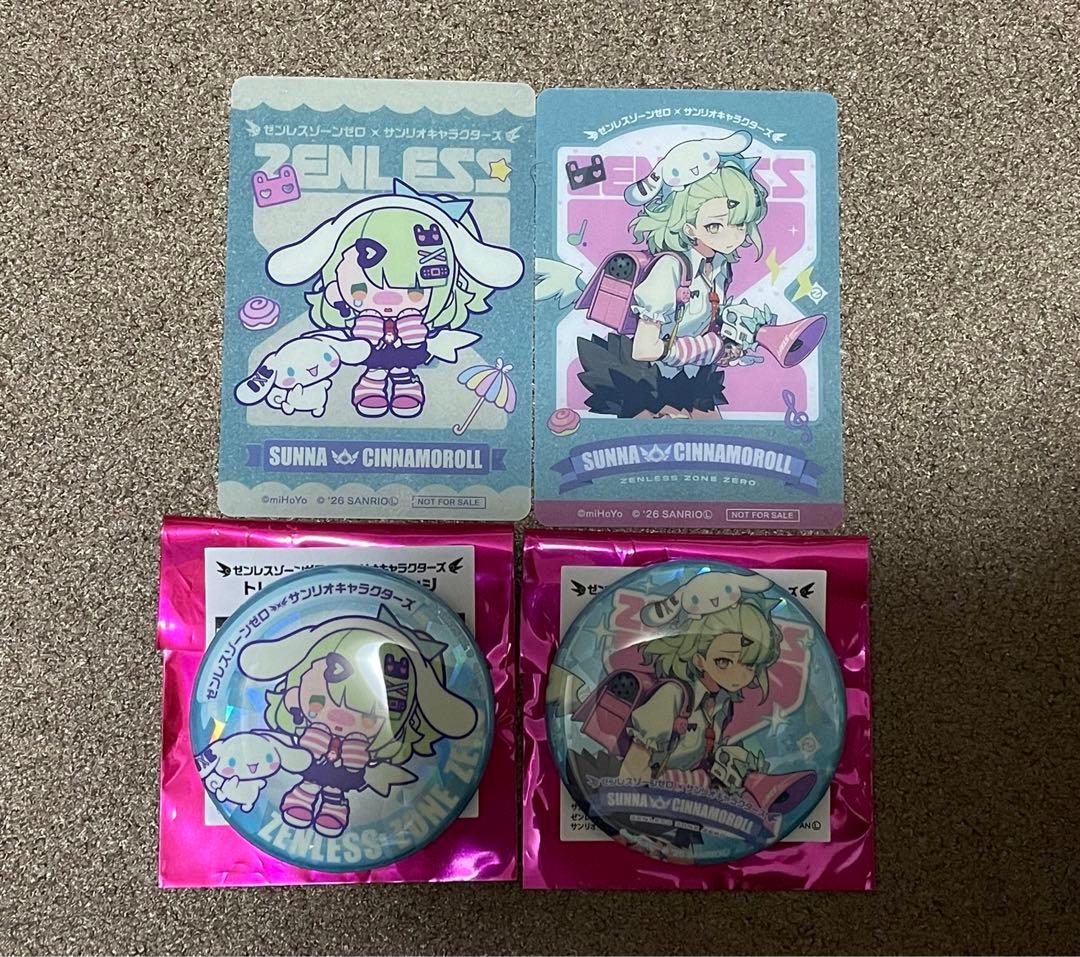 ゼンゼロ ゼンレスゾーンゼロ 千夏 缶バッジ クリアカード 2種セット