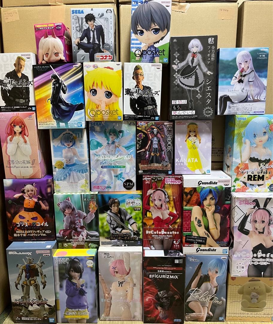 [箱凹み、破れ、色褪せあり] プライズフィギュア　27体