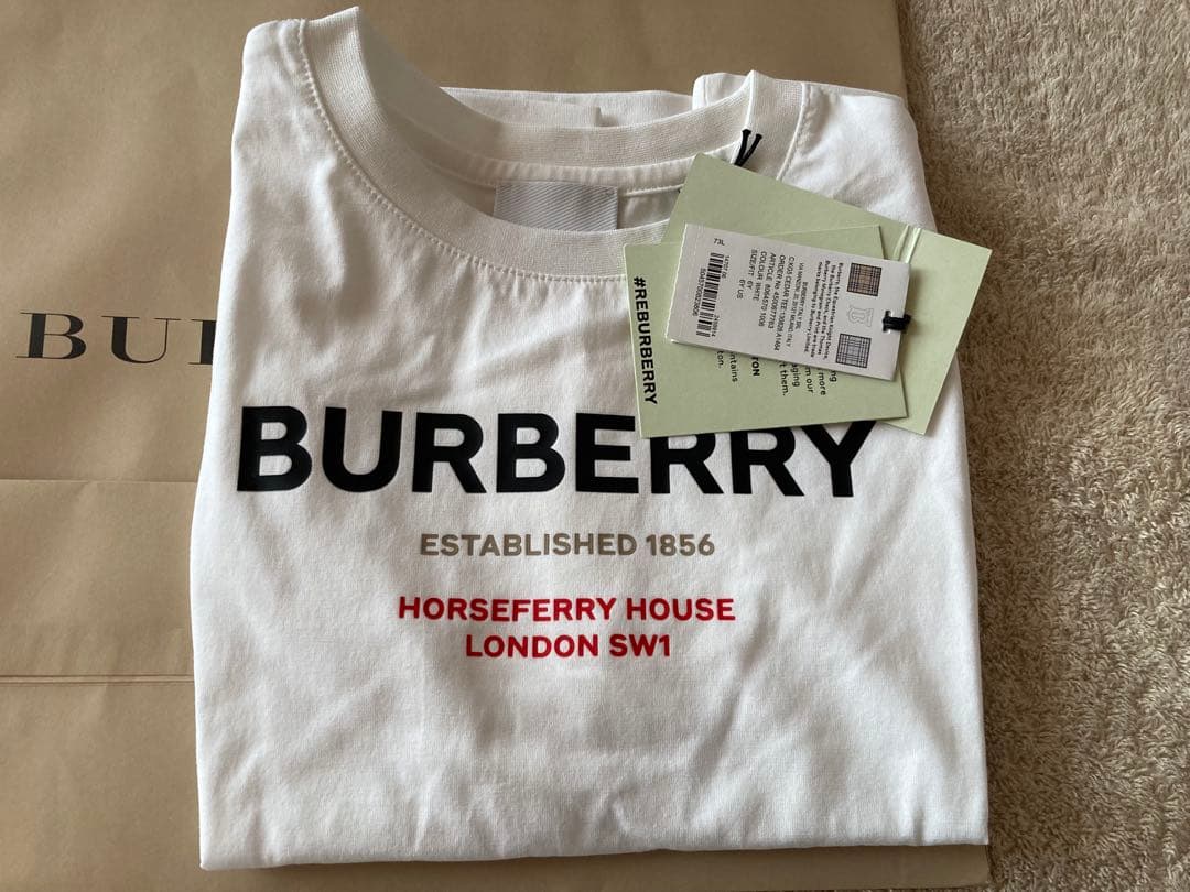 BURBERRY バーバリー　 ホースフェリープリント　ロゴ　Tシャツ