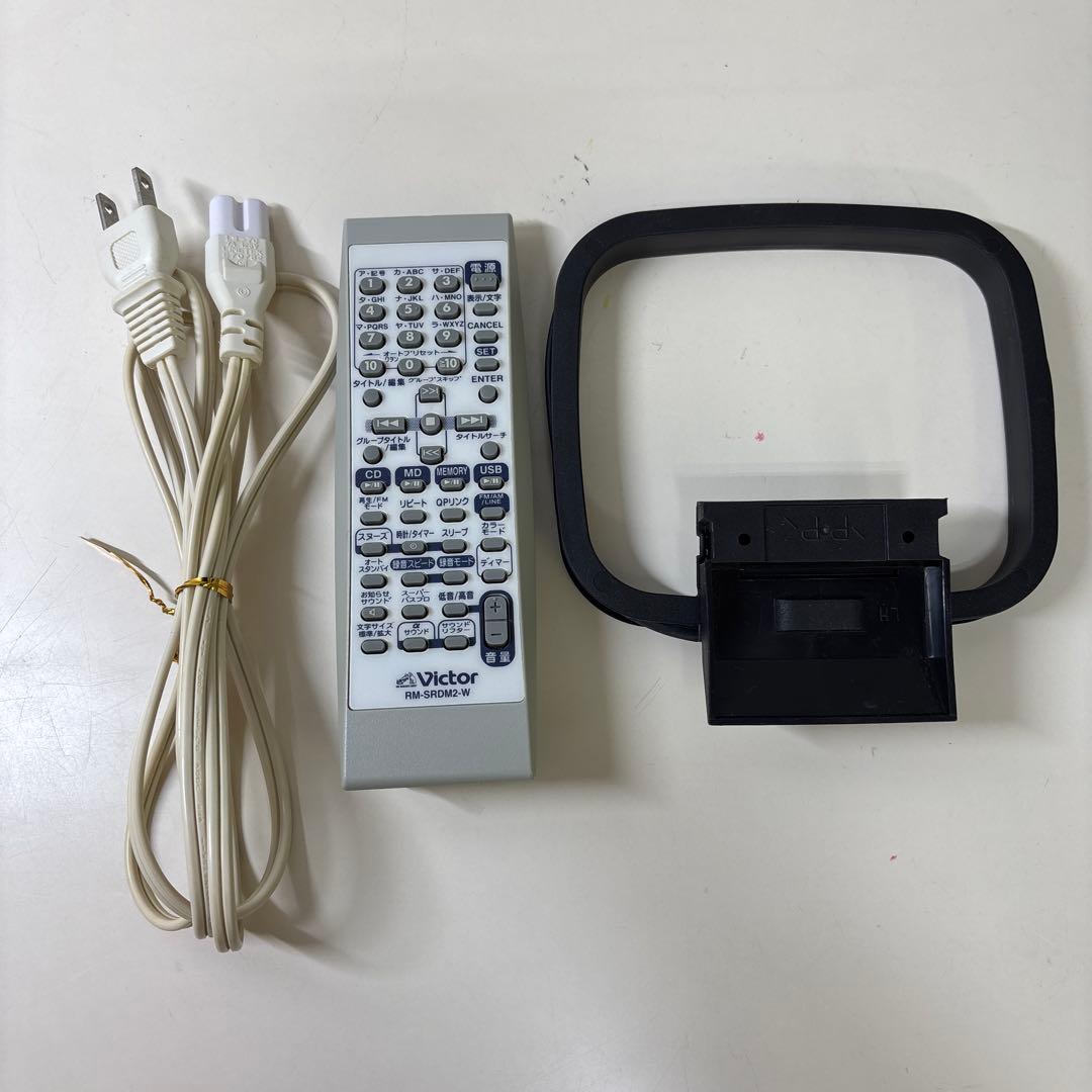 Victor ビクター RD-M2-W CD-MDポータブルシステム