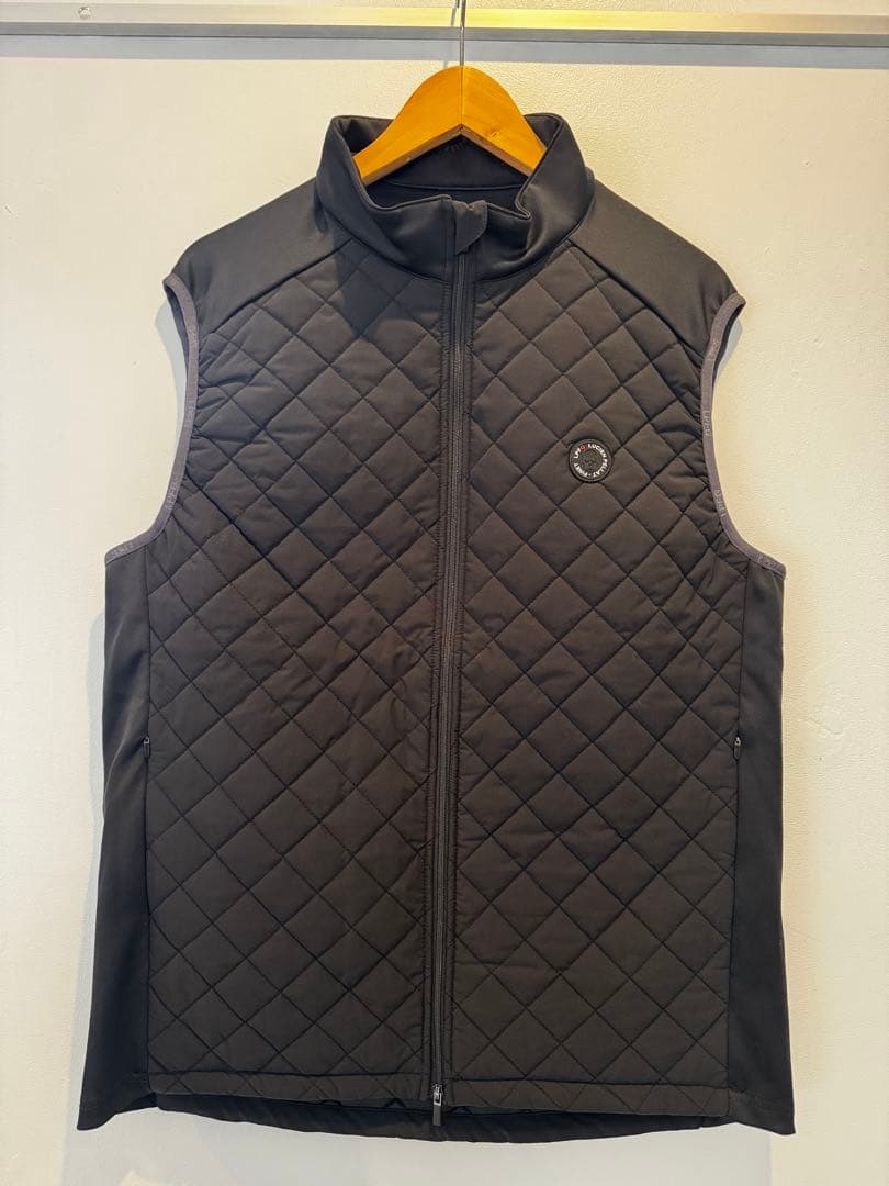 LPFG メンズ ダイヤモンド キルト テック ハイブリッド ジップベスト　XL
