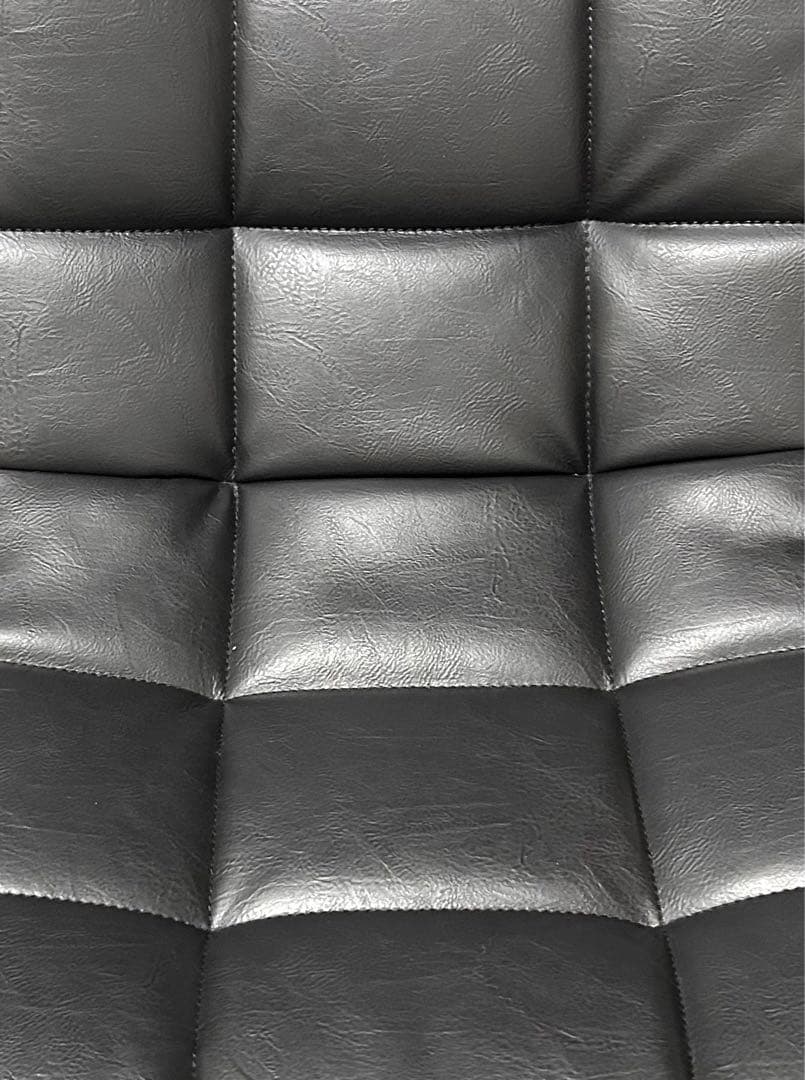 デザイナーズチェア ブラック レザー調 モダン 1人掛け