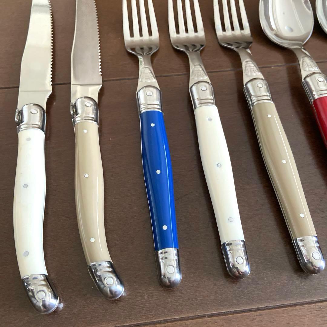 【ケンコウタイ様用】ジャン デュボ ライヨール スプーン、フォーク、ナイフ 8本