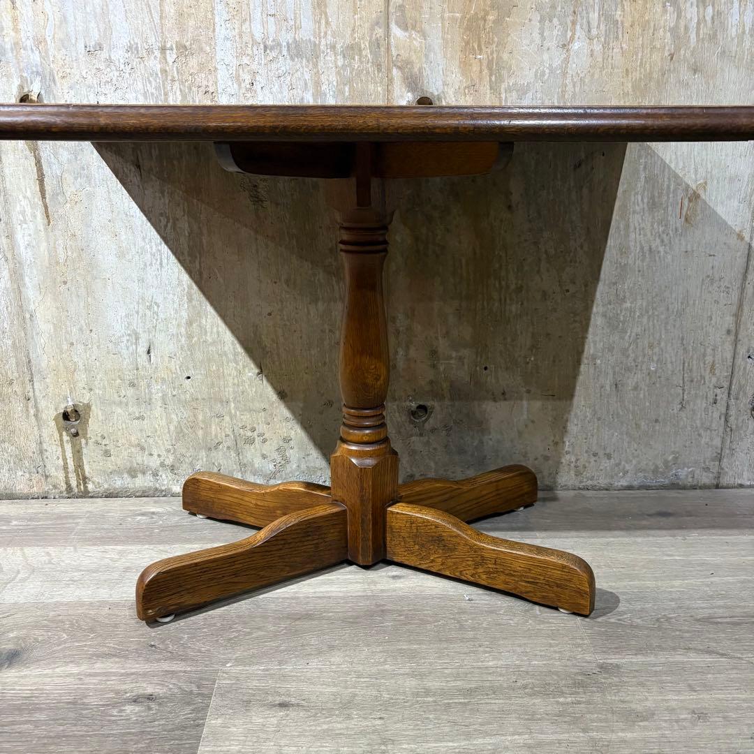 カフェテーブル　センターテーブル　オーク材　②