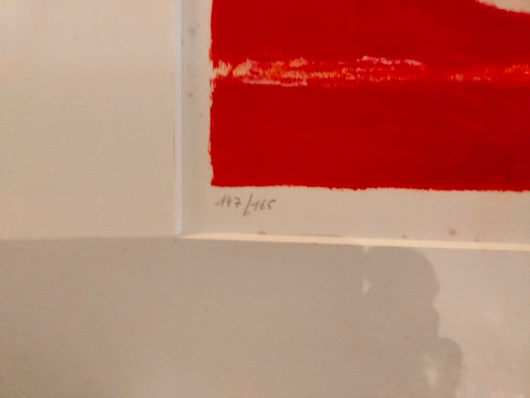 ベルナール・カトランBernard Cathelin「シクラメンと柿のある静物」