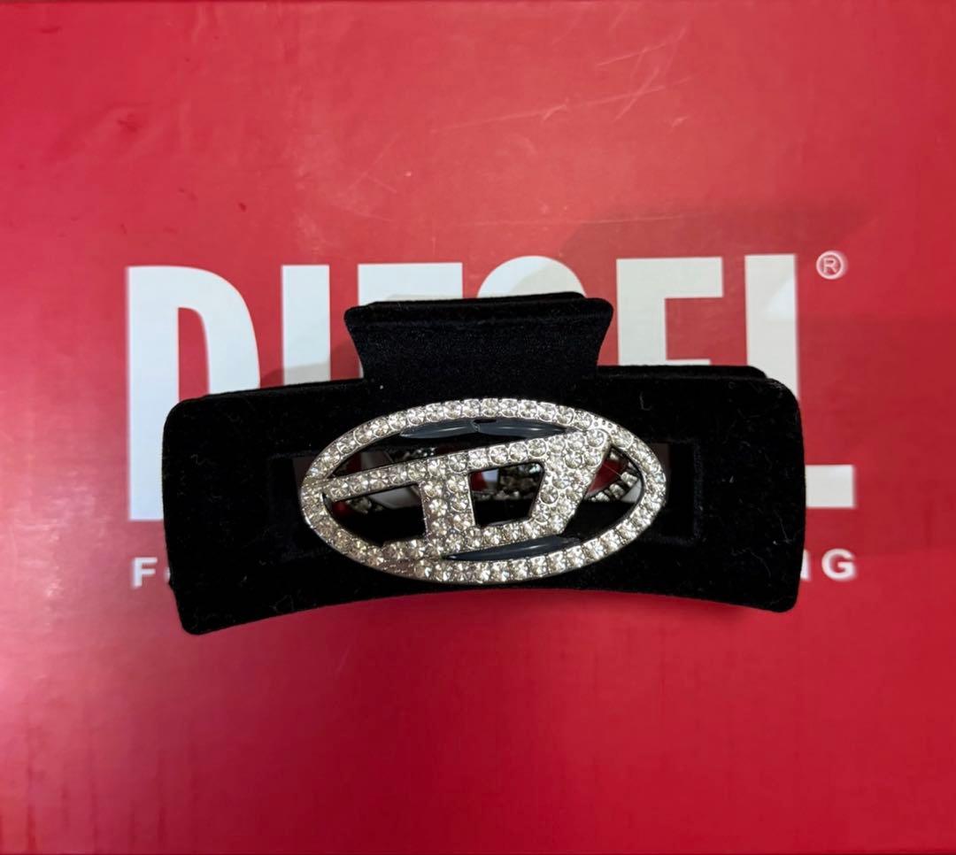 DIESEL ディーゼル ベロアヘアクリップ ヘアアクセサリー 新品未使用