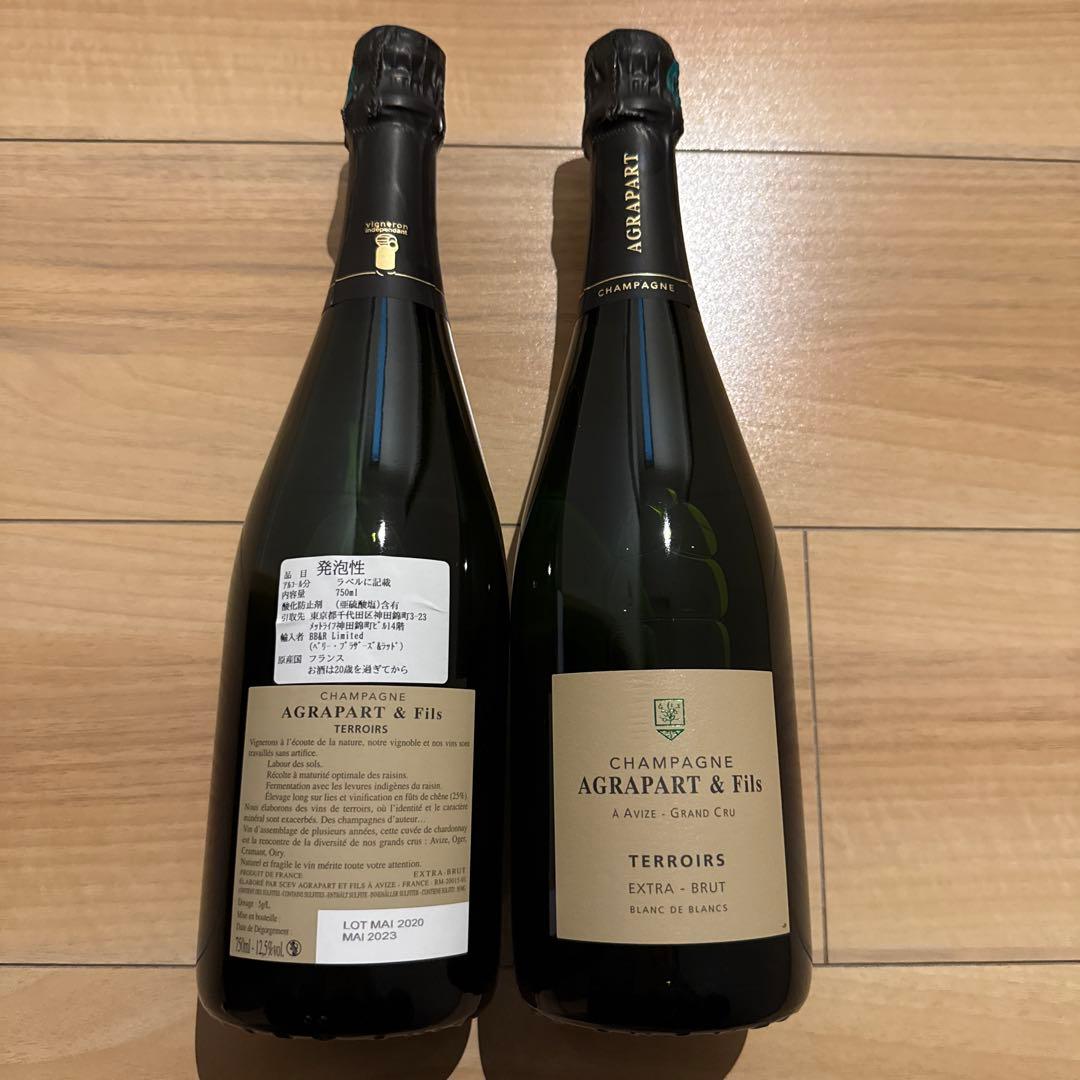 【シャンパーニュ】3ツ星生産者　アグラパール　２本セット