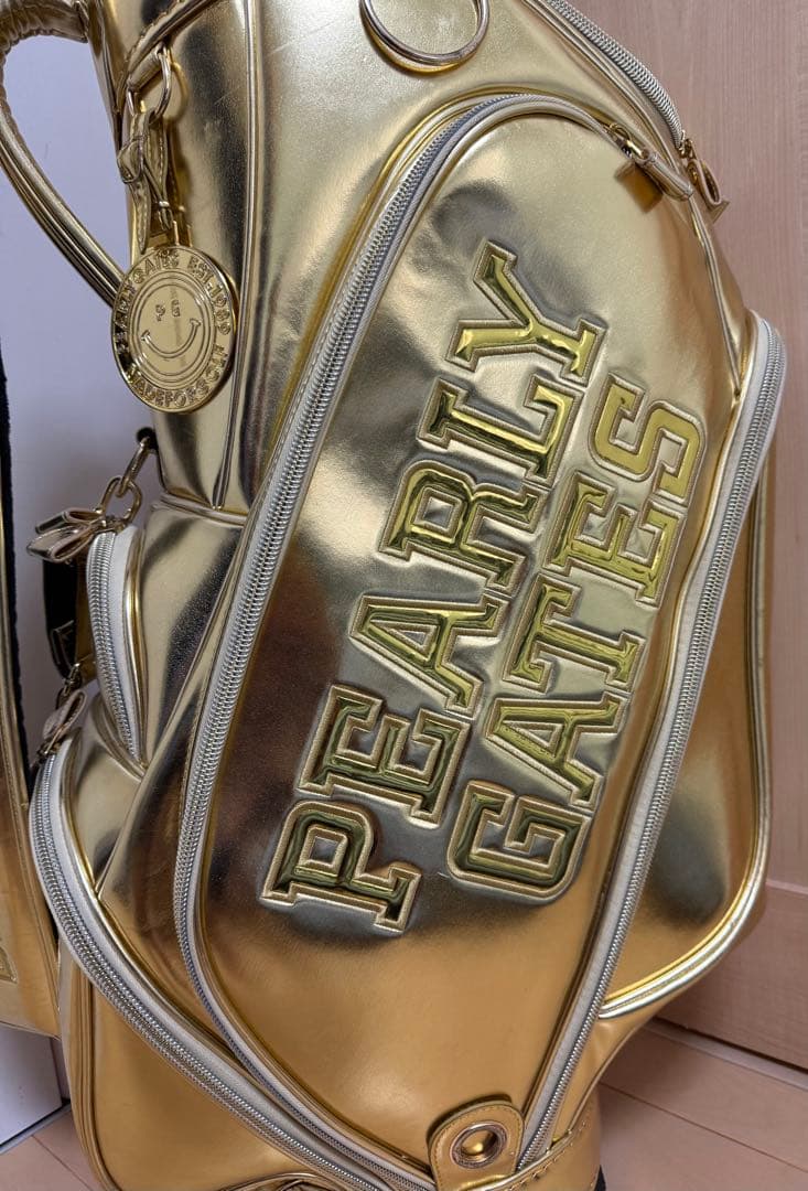 美品★パーリーゲイツ★キャディバッグ★ゴルフ★ゴルフバッグ★ゴールド★レア★金