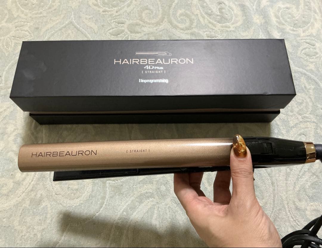 【美品・正規品】ヘアビューロン4D Plus ストレート 5回使用 箱/保証書有