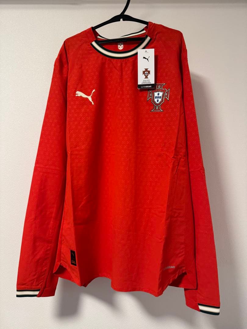 ポルトガル代表　2025 ホーム　長袖　選手用　ユニフォーム