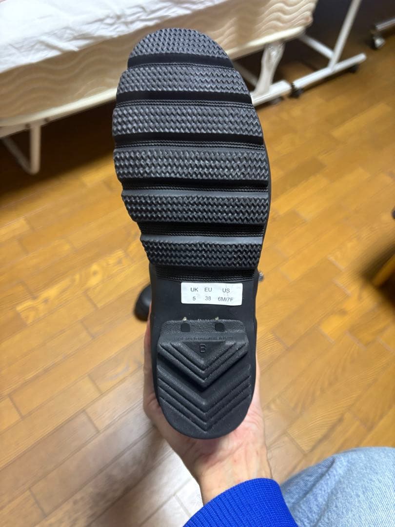 HUNTER ハンター ブラック ロングレインブーツ UK 5(24cm)