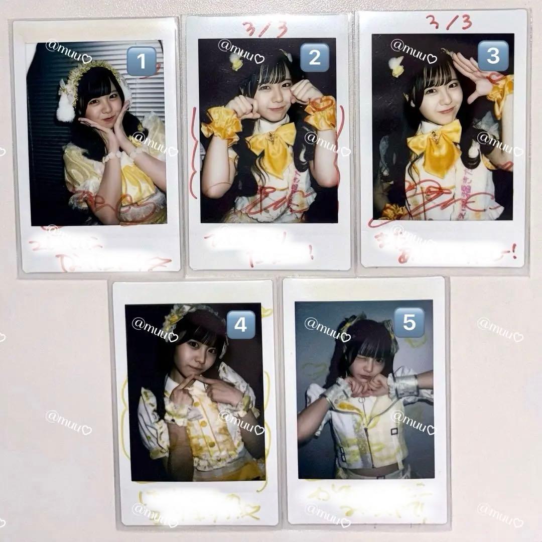 iLiFE! 福丸うさ チェキ コメントあり