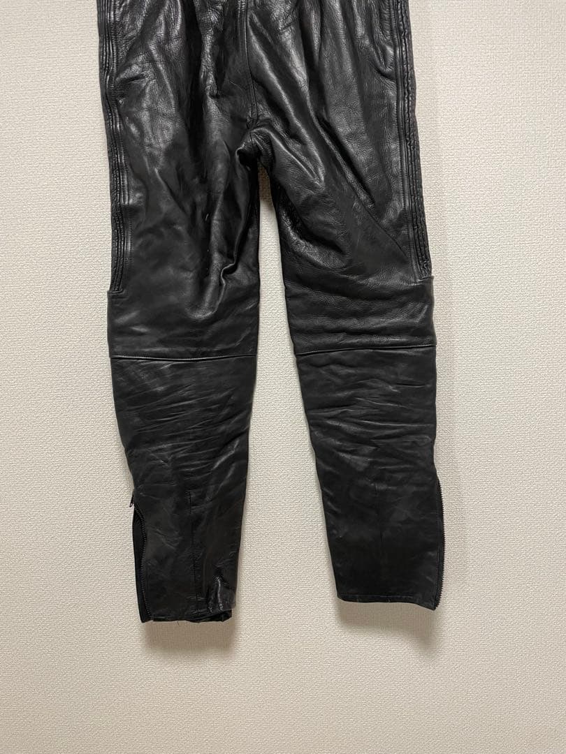 90s IMATRA ドイツ モトクロス バイカーレザーパンツ オーバーオール