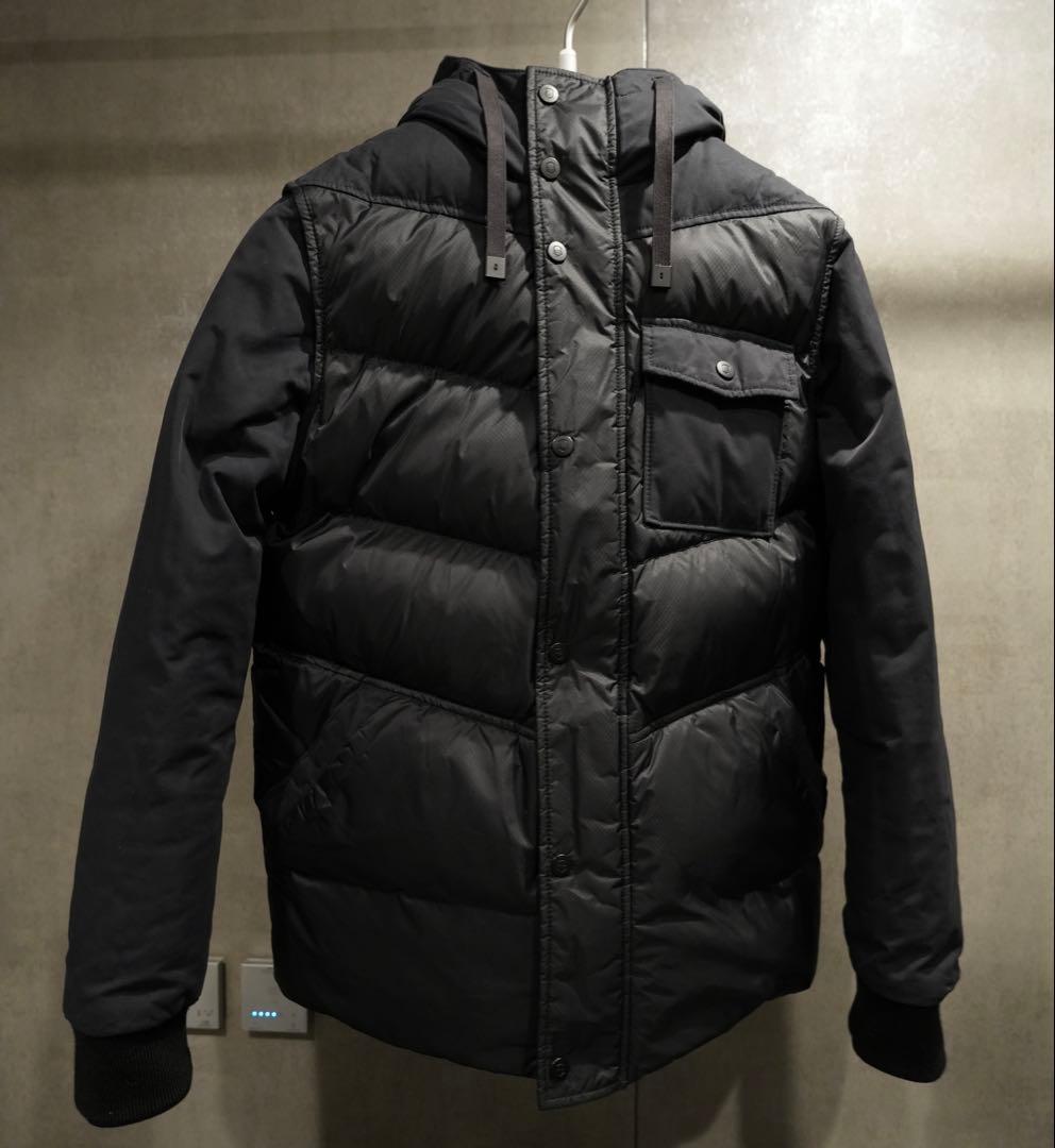 VICTORINOX 　フード付2way ダウンジャケット ダウンベスト