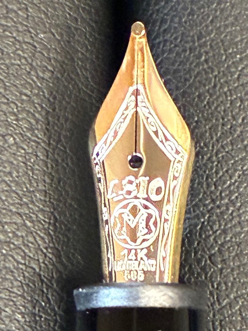 【美品】モンブラン　万年筆　ダイヤモンド　14K