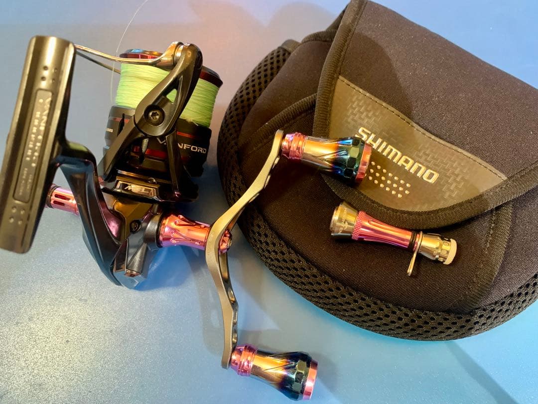 SHIMANO ヴァンフォード2500SHG-D ケース、追加スタンド付き