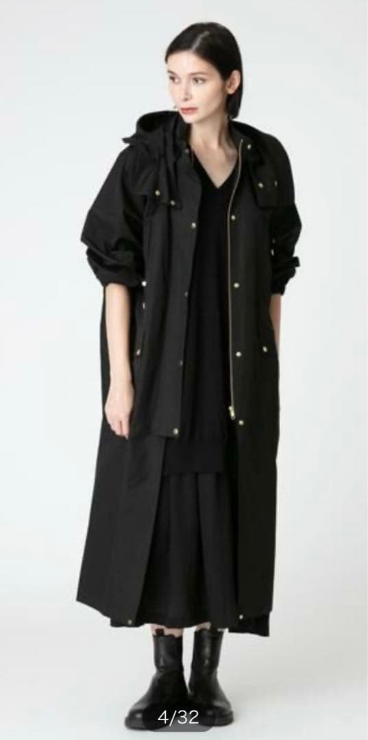 ハウスオブロータス　モッズコート　ブラック