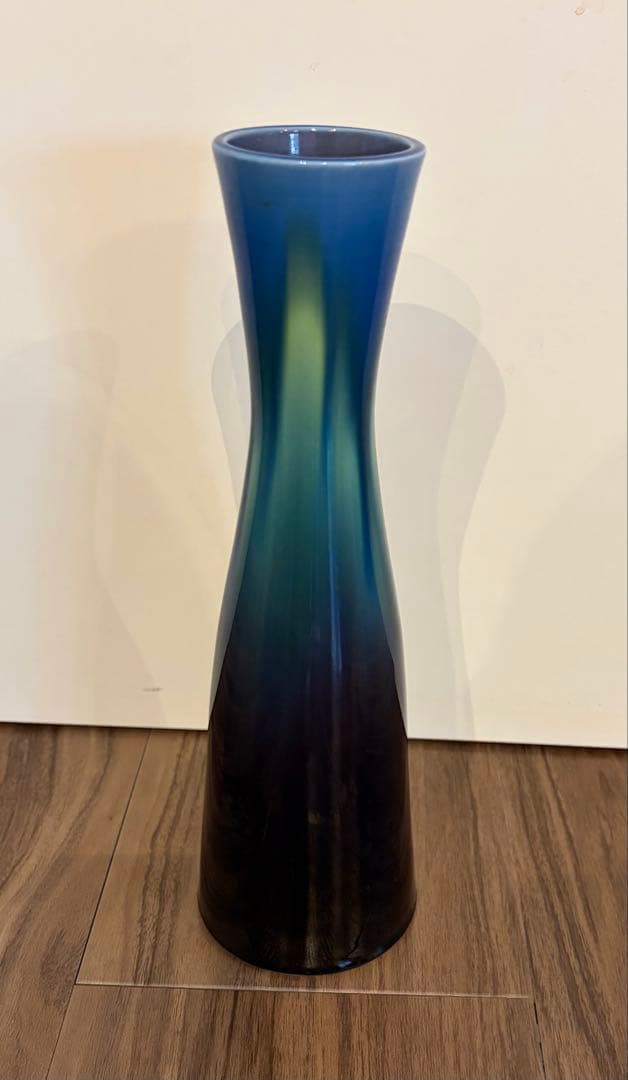 人間国宝三代 徳田八十吉 作 花入