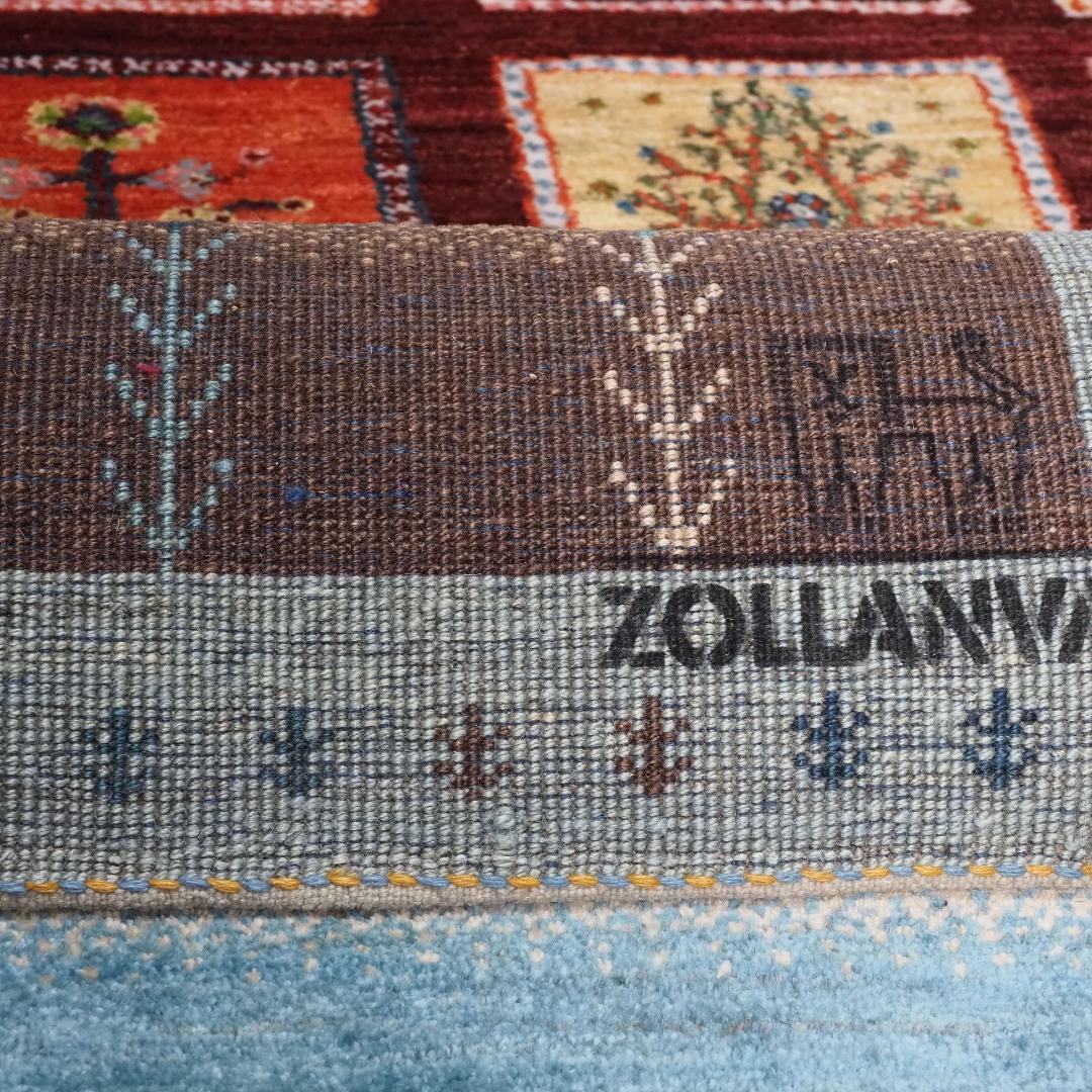 ゾランヴァリ　ギャッベ（ラグサイズ）・アマレ　1．17×0．8ｍ