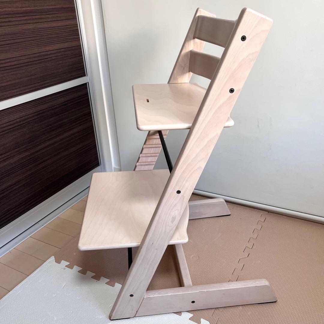 【新型】ストッケシリアル4　ストッケ トリップトラップホワイトウォッシュ