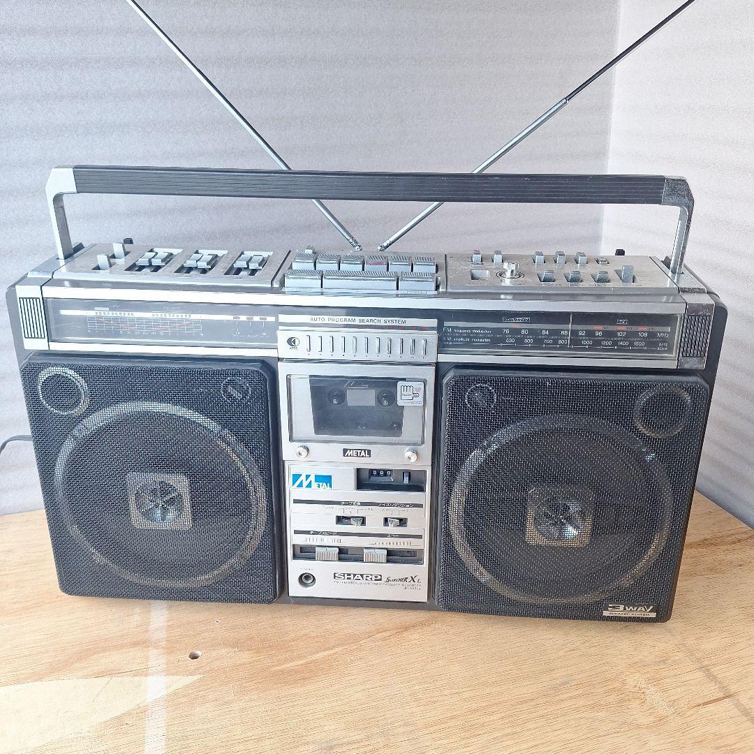 SHARP GF-508SB FM/AM ラジカセ （昭和レトロオーディオ）
