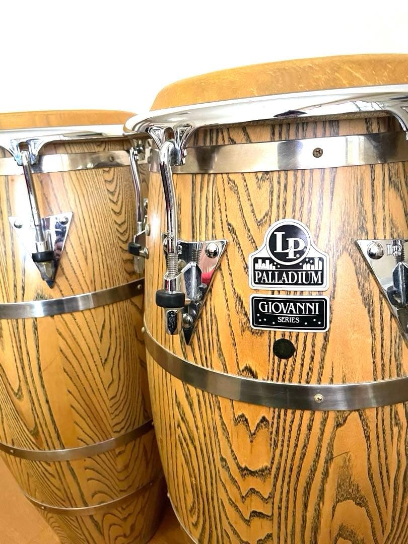 【送料込】LP PALLADIUM コンガ 2台セット ソフトケース付