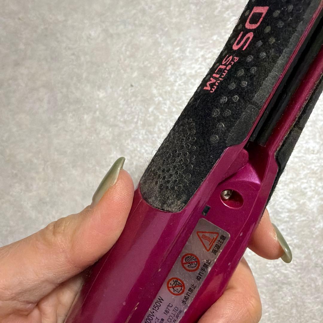 ADST DS スリム ヘアアイロン ピンク